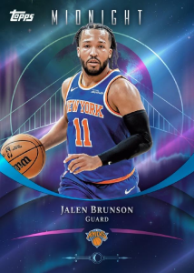 Jalen Brunson Base - 2025-26 Topps Midnight Basketball