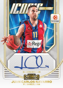 Juan Carlos Navarro Iconic Contenders - 2025-26 Panini Contenders EuroLeague Basketball