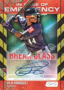 Julio Rodriguez In Case of Emergency Autograph Variation - 2025 Topps Stadium Club Baseball