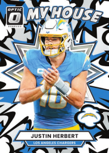 Justin Herbert My House! - 2025 Panini Donruss Optic Football
