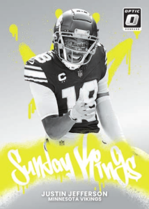 Justin Jefferson Sunday Kings - 2025 Panini Donruss Optic Football
