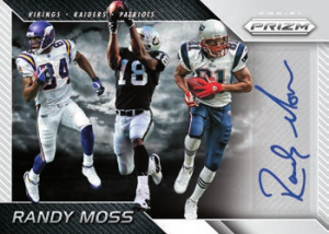Randy Moss Prizm Autograph - 2017 Panini Prizm Football