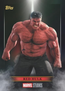 Red Hulk Villainy Black - 2025 Topps Marvel The Collector