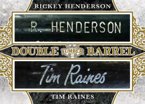Rickey Henderson Tim Raines Double Barrel - 2025 Leaf Lumber Baseball