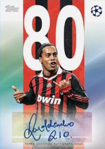 Ronaldinho Autograph 80 - 2025-26 Topps UEFA Club Competitions Soccer