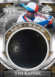 Tim Raines Bat Knob - 2025 Leaf Lumber Baseball