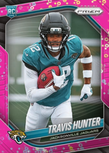 Travis Hunter Rookie Prizm No Huddle Pink - 2025 Panini Prizm Football
