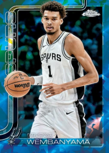 Victor Wembanyama Base Sapphire - 2025-26 Topps Chrome Basketball Sapphire