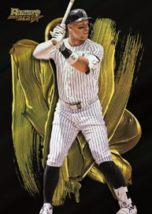 Aaron Judge Strokes of Gold - 2025 Bowman’s Best Baseball