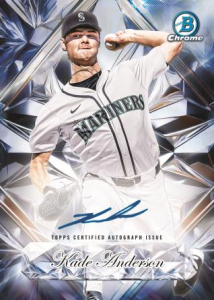Kade Anderson Sapphire Selections Autographs - 2025 Bowman Draft Baseball Sapphire Edition