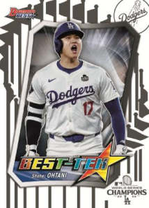 Shohei Ohtani Best-Tek Blue - 2025 Bowman’s Best Baseball