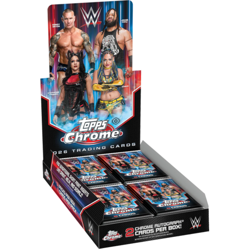 2026 Topps Chrome WWE First Day Issue Box