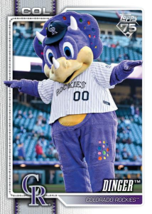 Dinger Mascot Card - 2026 Topps Series 1 Baseball