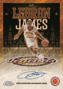 LeBron James Legends Autographs - 2025 Topps Chrome McDonald’s All-American Basketball