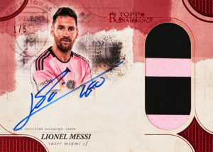 Lionel Messi Renaissance Autograph Relic Ruby - 2025 Topps MLS Chrome Soccer