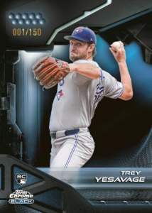 Trey Yesavage BlueRefractor - 2026 Topps Chrome Black Baseball