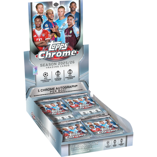 2025-26 Topps Chrome UEFA Club Competitions Soccer Hobby
