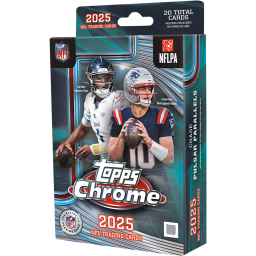 2025 Topps Chrome Football Hanger Box