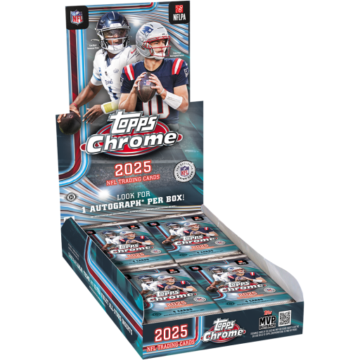 2025 Topps Chrome Football Hobby Box