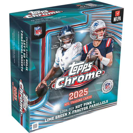 2025 Topps Chrome Football Mega Box
