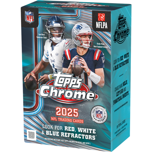 2025 Topps Chrome Football Value Box