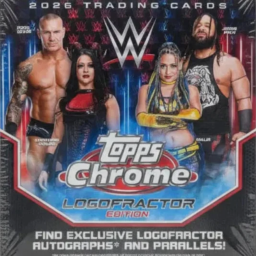 2026 Topps Chrome WWE Logofractor Hobby Box