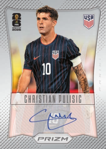 Christian Pulsic 2012 Prizm Throwback Signatures - 2026 Panini Prizm World Cup Soccer