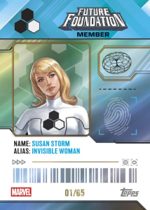 Invisible Woman Future Foundation - 2026 Topps Finest Fantastic Four