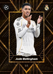 Jude Bellingham Superfractor - 2025-26 Topps Chrome UEFA Club Competitions Soccer