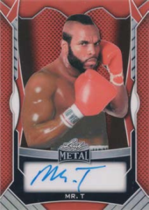 Mr. T Autograph - 2026 Leaf Metal Pop Century