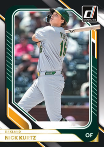 Nick Kurtz Base Black - 2025-26 Panini Donruss Baseball