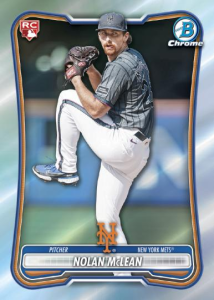 Nolan McLean Base Rookie Red RC Variation - 2026 Bowman Baseball