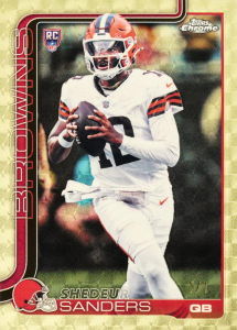 Shedeur Sanders Superfractor - 2025 Topps Chrome Football