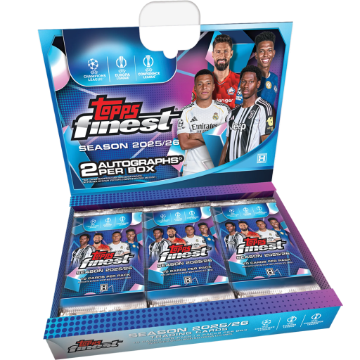 2025-26 Topps Finest UEFA Club Competitions Hobby Box