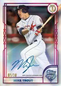 Mike Trout Autograph - 2026 Topps Tribute Baseball