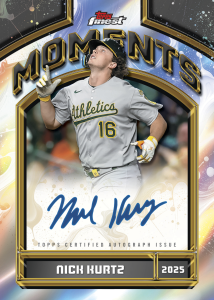 Nick Kurtz Finest Moments Autograph Card – 2026 Topps Bowman 6 Box Baseball Mixer #1 Teams