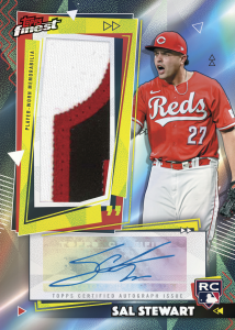 Sal Stewart Rookie Patch Autograph Card – 2026 Topps Bowman 6 Box Baseball Mixer #1 Teams