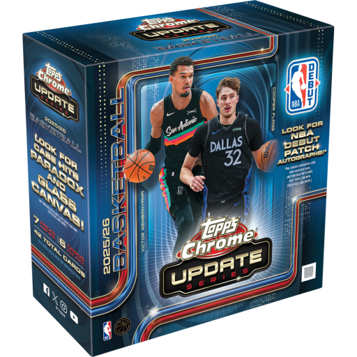 2025-26 Topps Chrome Update Basketball Mega Box