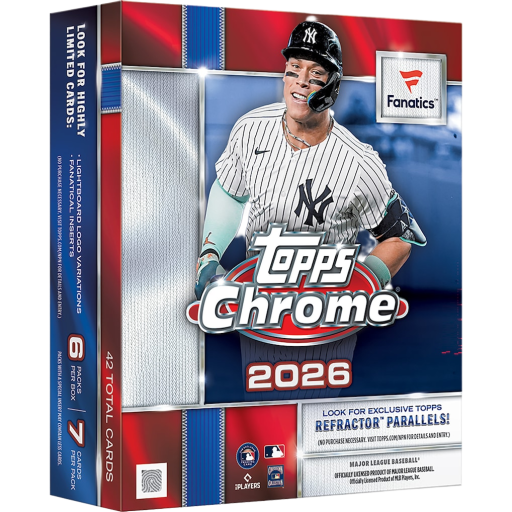 2026 Topps Chrome Baseball Fanatics Mega Box Card – 2026 Topps Chrome Baseball Fanatics Mega Box