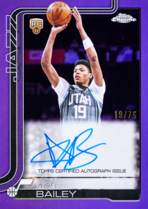 Ace Bailey Purple Autograph Card – Fanatics Mega
