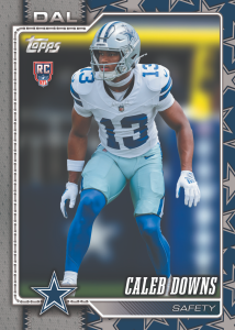 Caleb Downs Rookie Card Team Color Border Variation Card – 2026 Topps Flagship Football Hobby Box 4 Box Break #11 Teams