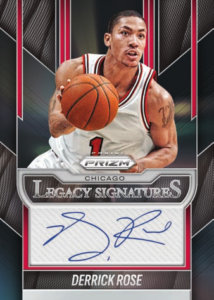Derrick Rose Legacy Signatures - 2025-26 Panini Prizm Basketball
