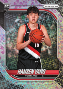 Hansen Yang Cherry Blossoms - 2025-26 Panini Prizm Basketball