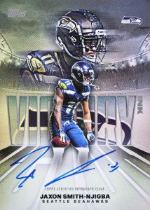Jaxon Smith Njigba Victory Ink Card – 2026 Topps Flagship Football Hobby Box 4 Box Break #11 Teams