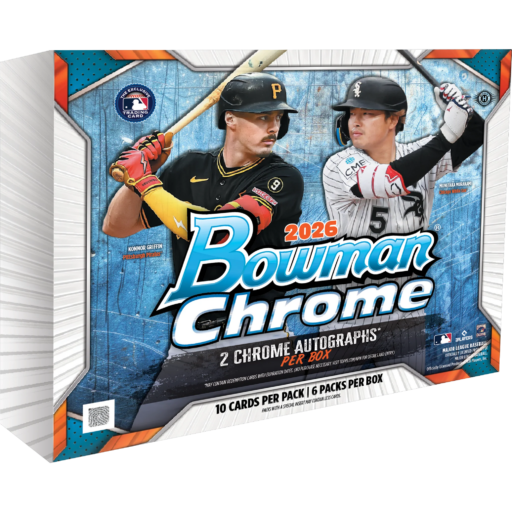 2026 Bowman Chrome Baseball Hobby Card – 2026 Bowman Chrome Hobby Dual Case (24 Box) Break #4 Players
