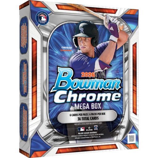 2026 Topps Chrome Baseball Mega Card – 2026 Bowman Chrome Baseball Mega Box