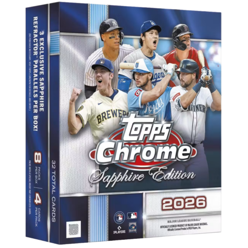 2026 Topps Chrome Baseball Sapphire Edition Hobby Box