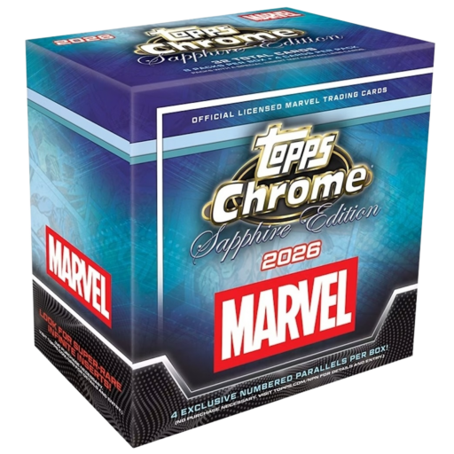 2026 Topps Chrome Marvel Comics Sapphire Edition
