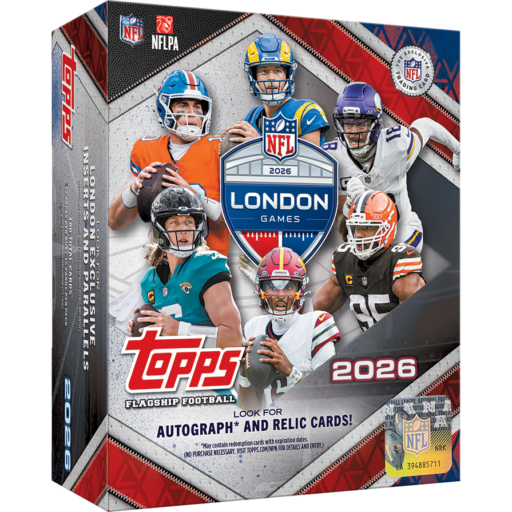 2026 Topps Flagship Football London Mega Box