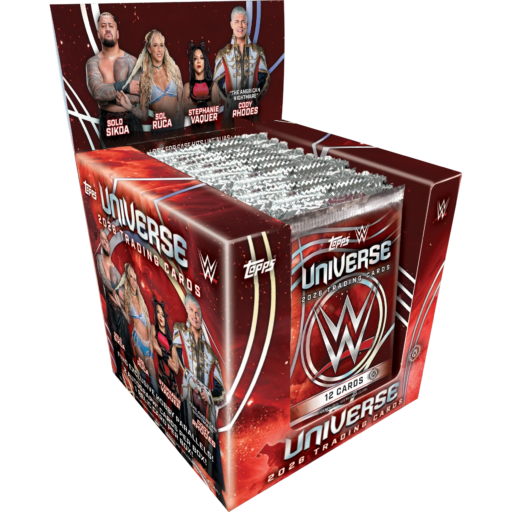 2026 Topps Universe WWE Hobby Box Card – 2026 Topps Universe WWE Hobby Box 6 Box Half Case Break #1 Drafted Letters